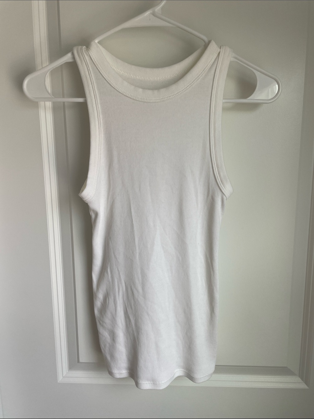 A NEW DAY White Ribbed Racerback Tank Top - Picture 6 of 12